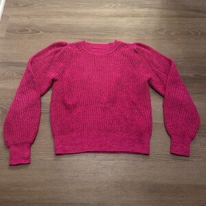 GAP Women's Fuchsia Crew Neck Sweater